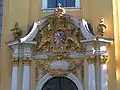 Wappen des Kurfürsten Franz Georg an St. Paulin in Trier