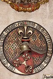 Totenschild Bartolomäus Stromer in der Sebalduskirche (1437)