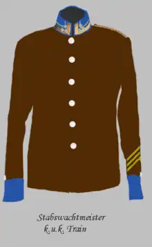 Stabswachtmeister(der Traintruppe vor 1913)