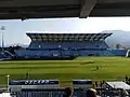 Die fertiggestellte Südtribüne (April 2019)