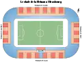 Plan des Stadions
