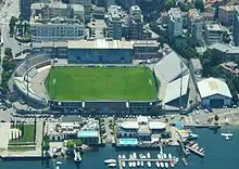 Stadio Sinigaglia Luftaufnahme