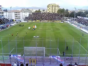 Das Stadio Comunale Matusa in Frosinone
