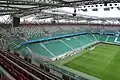 Die Nordtribüne namens  Żyleta