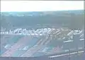 Bauarbeiten zur Stadionerweiterung im November 1979.