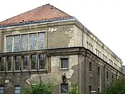 Blick auf das Stadtbad Lichtenberg von Nordwesten