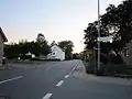 Die Stadtgrenze zu Spenge (Übergang der Spenger Straße zur Ravensberger Straße).