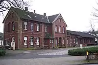 Empfangsseite des Bahnhofs Stadtlohn.
