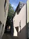 Das historische Museumsgebäude wird durch einen Neubau erschlossen, über den der Zutritt zum Stadtmuseum erfolgt