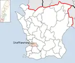 Lage der Gemeinde Staffanstorp