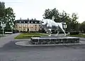 Der Wisent – das Symbol des früheren Unternehmens Avesta Sheffield AB.