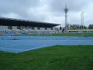 Blick in das Stadion (April 2014)