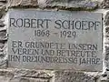 Gedenktafel für Robert Schoepf