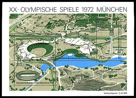 Markenblock (Olympische Spiele in München)