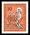 Briefmarke der Deutschen Bundespost (1966)81. Deutscher Katholikentag in Bamberg