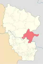 Rajon Stanytschno-Luhanske in der Ukraine