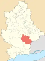 Rajon Starobeschewe in der Ukraine
