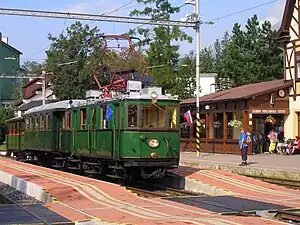 Historischer Zug in Starý Smokovec