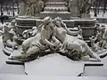 Athene-Brunnen, Detail