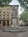 Statue und Brunnen des Roi René - Cours Mirabeau