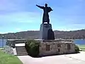 Statue von Sir Paul Edmund de Strzelecki in Jindabyne