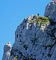 Von der Abstiegsroute aus gesehen