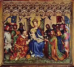 Stefan Lochner: Heilige Drei Könige im Altar der Stadtpatrone