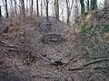 Gemauerter Torbogen im Zugang zum Steinbruch