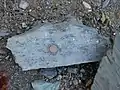 Oberfläche Tonschiefer