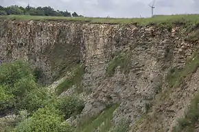 Teilansicht des Steinbruch Winnberg bei Sengenthal/Oberpfalz