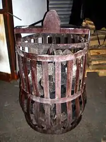 Steinkorb für das Steinbierbrauverfahren