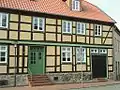 Fachwerkhaus mit ZierbalkenLuckower Straße 25