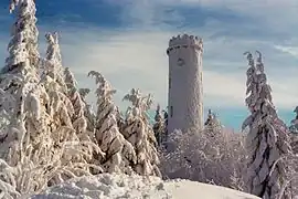 Die Sternsteinwarte im Winter