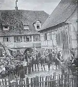 Gebäude um 1890