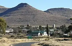 Blick auf das Zentrum von Steynsburg