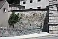 Erhaltener Teil der Stadtmauer beim Neutor