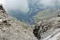 Der Stigelbach entwässert die Südflanke des Gsür