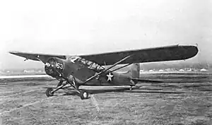 Stinson O-49, vermutlich in Nordafrika