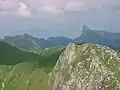 Blick vom Ochsen Richtung Gemsflue und Stockhorn