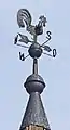 Die Spitze des Dachreiters