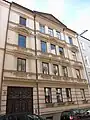 Stollbergstraße 15, Mietshaus, in klassischen Renaissanceformen, 1880, von Ludwig Bayer