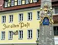 Wappen und Schriftblock (3)