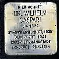 Stolperstein für Wilhelm Caspari