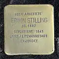 Stolperstein für Erwin Stilling