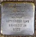 Stolperstein für Amanda Friedemann (Moltkestraße 83)