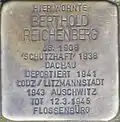 Stolperstein für Berthold Reichenberg (Maastrichter Straße 43)