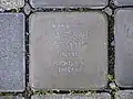 der Stolperstein für Chaye Sara Geppert