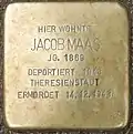 Stolperstein für Jacob Maas (Bonner Straße 26)