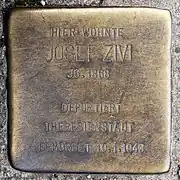 Stolperstein für Josef Zivi