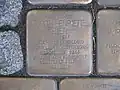 der Stolperstein für Judith Henriette Bier